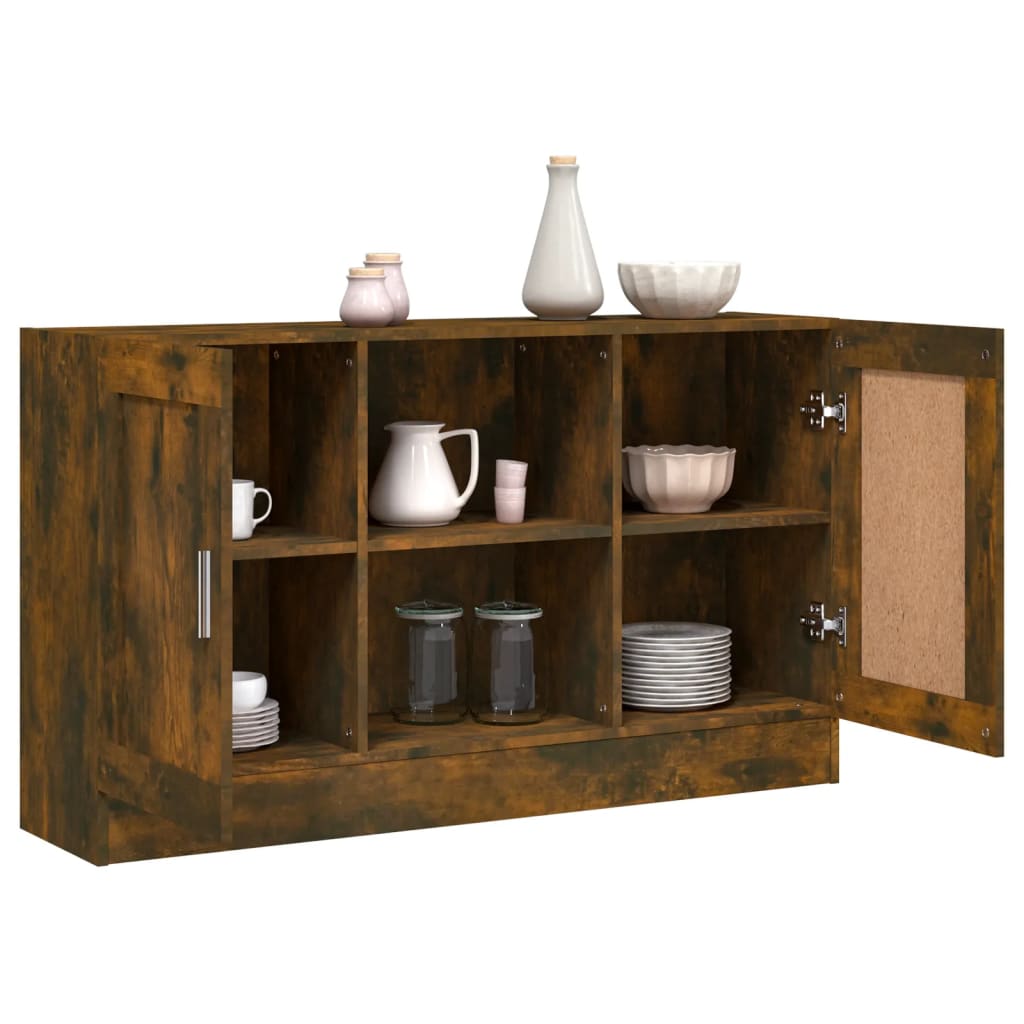 Buffet Chêne fumé 120x30,5x70 cm Bois d'ingénierie - XIOS