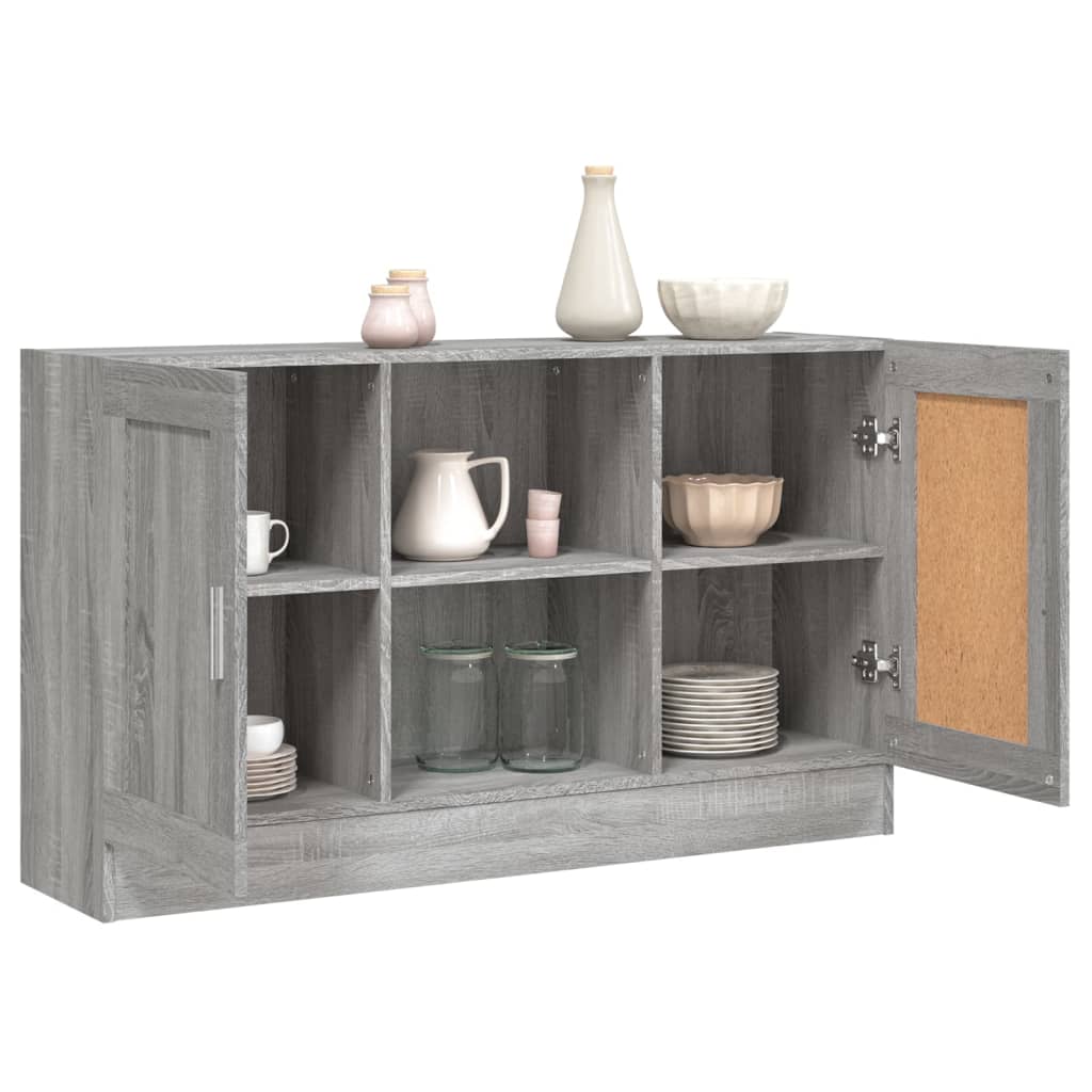 Buffet Sonoma gris 120x30,5x70 cm Bois d'ingénierie - XIOS
