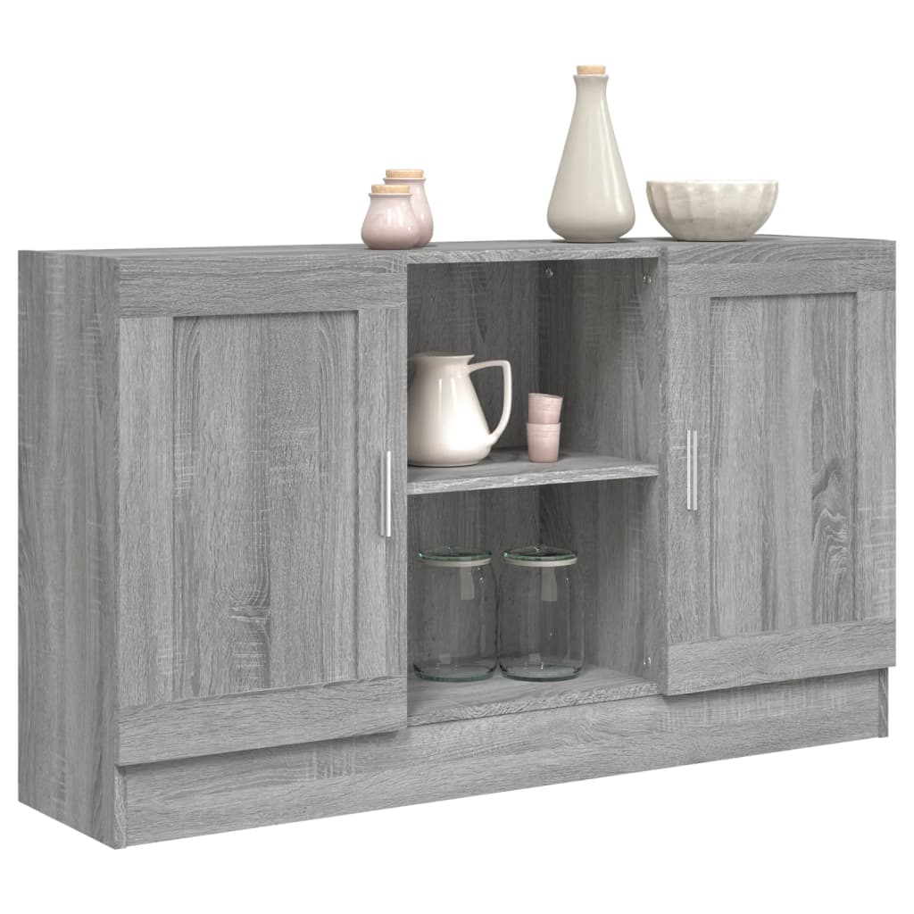 Buffet Sonoma gris 120x30,5x70 cm Bois d'ingénierie - XIOS