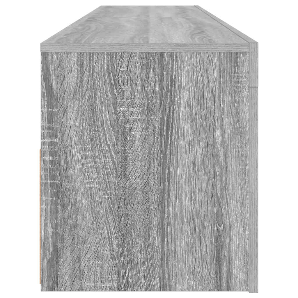 Meuble TV avec lumières LED sonoma gris 120x35x40 cm - XIOS