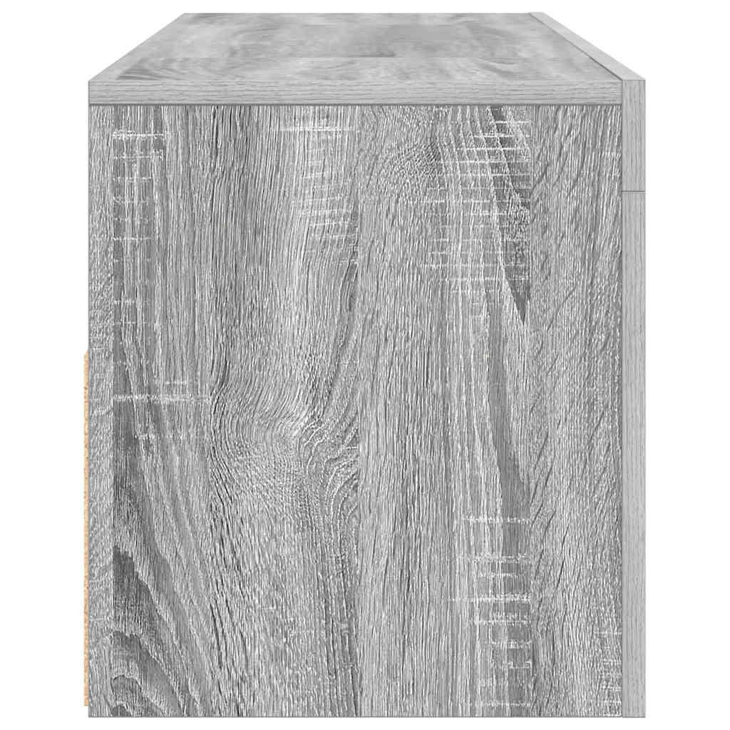 Meuble TV avec lumières LED sonoma gris 120x35x40 cm - XIOS