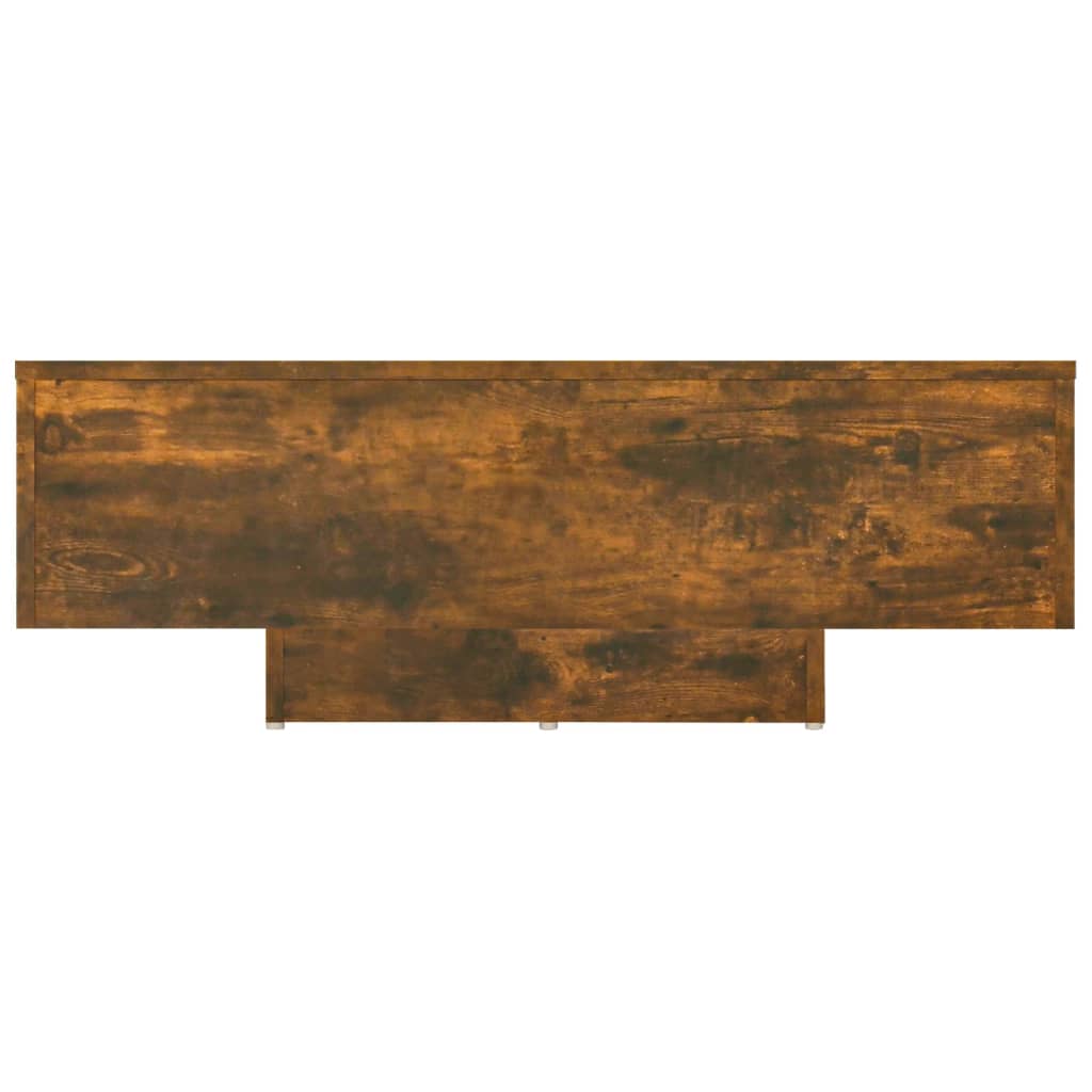 Table basse Chêne fumé 85x55x31 cm Bois d'ingénierie - XIOS