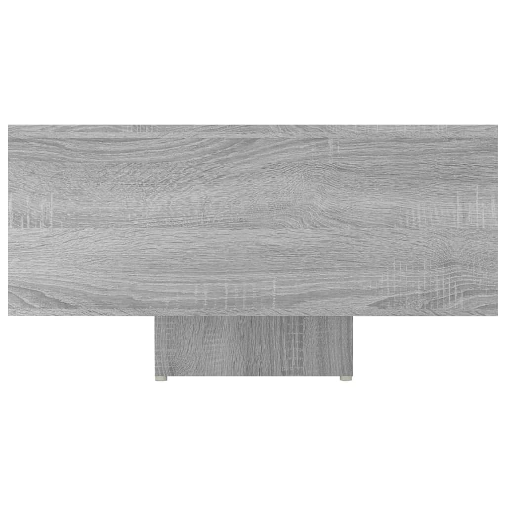 Table basse Sonoma gris 85x55x31 cm Bois d'ingénierie - XIOS