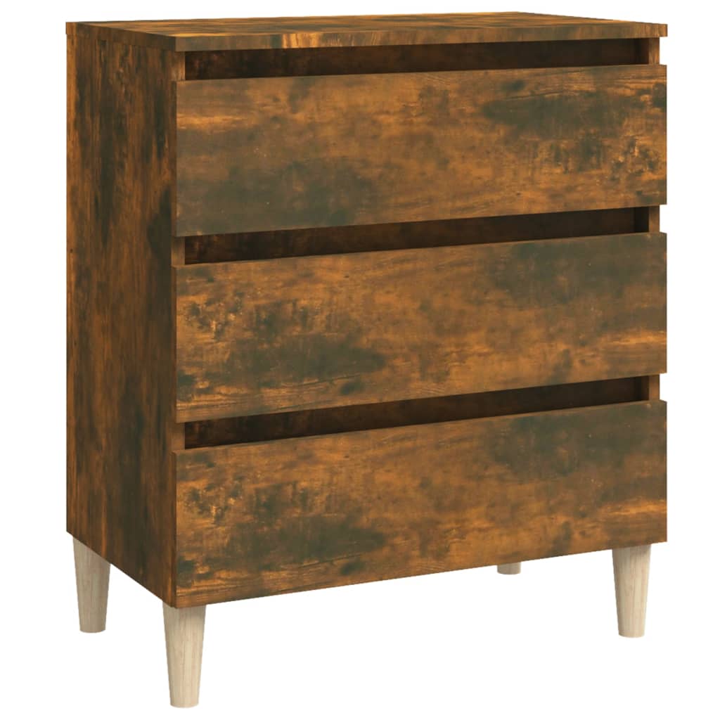 Buffet Chêne fumé 60x35x69 cm Bois d'ingénierie - XIOS