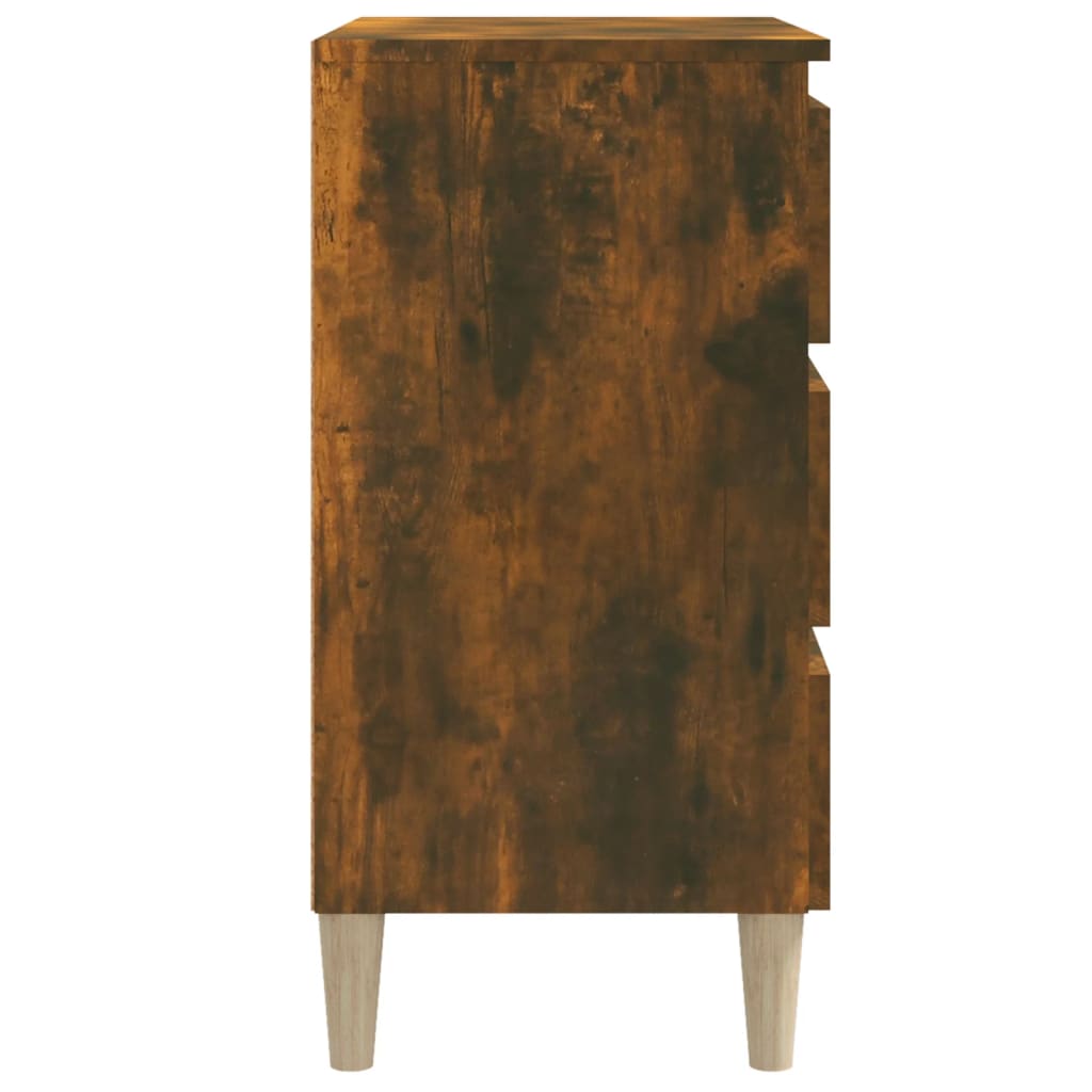 Buffet Chêne fumé 60x35x69 cm Bois d'ingénierie - XIOS