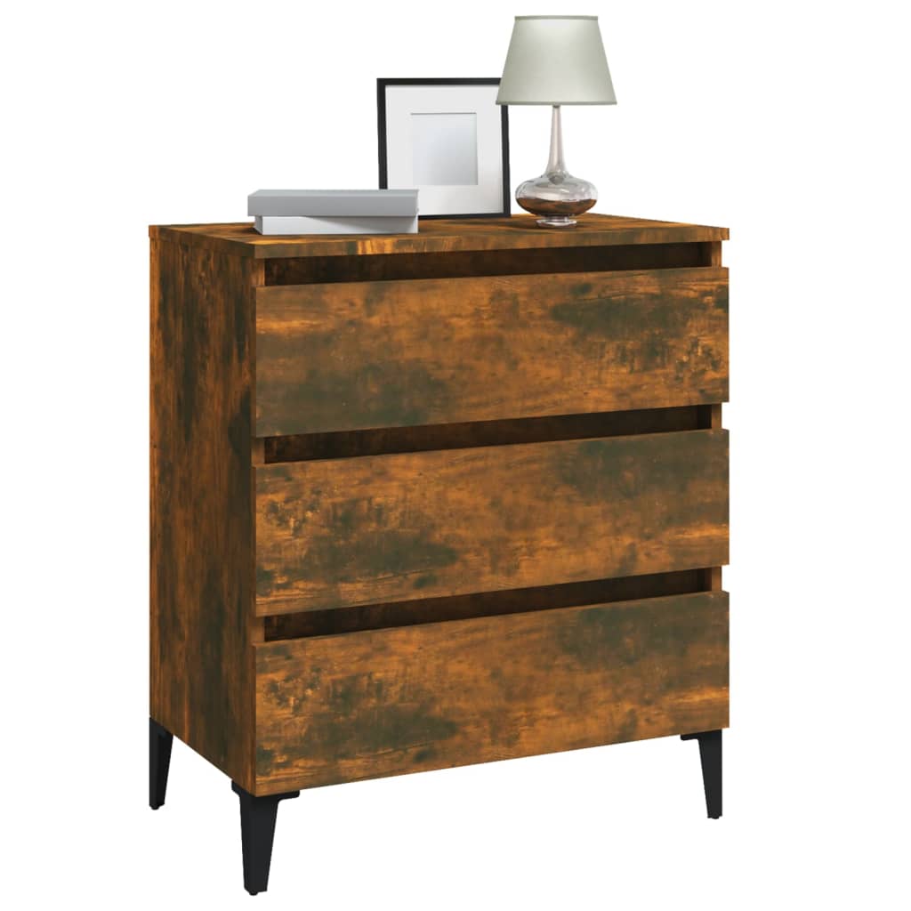 Buffet Chêne fumé 60x35x69 cm Bois d'ingénierie - XIOS