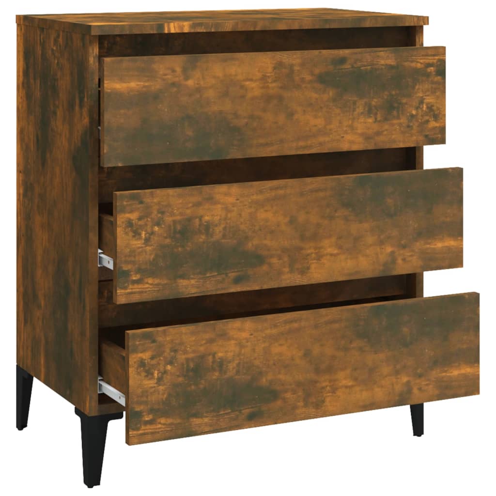 Buffet Chêne fumé 60x35x69 cm Bois d'ingénierie - XIOS