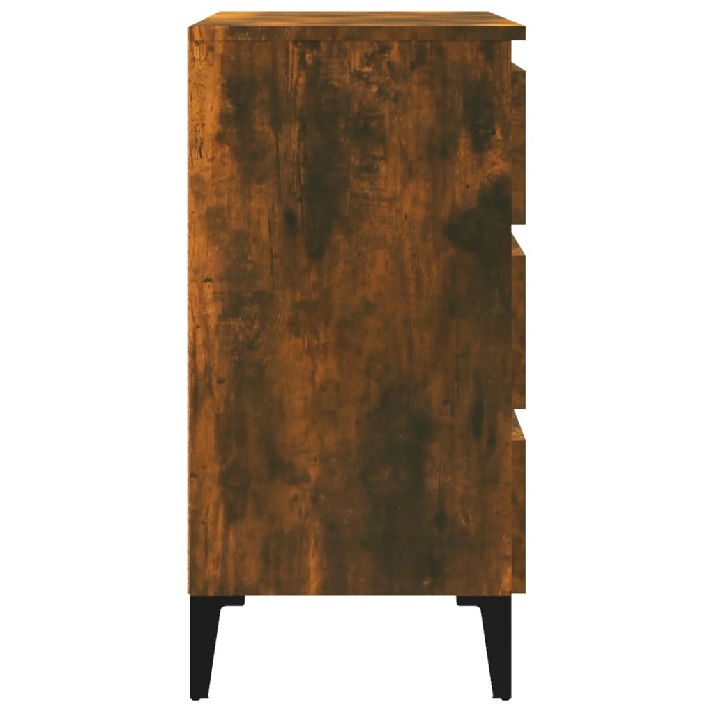Buffet Chêne fumé 60x35x69 cm Bois d'ingénierie - XIOS
