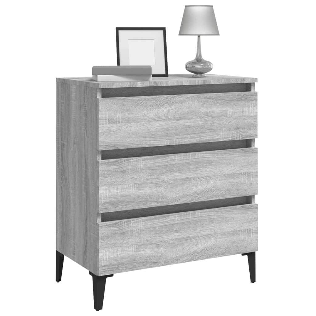 Buffet Sonoma gris 60x35x69 cm Bois d'ingénierie - XIOS