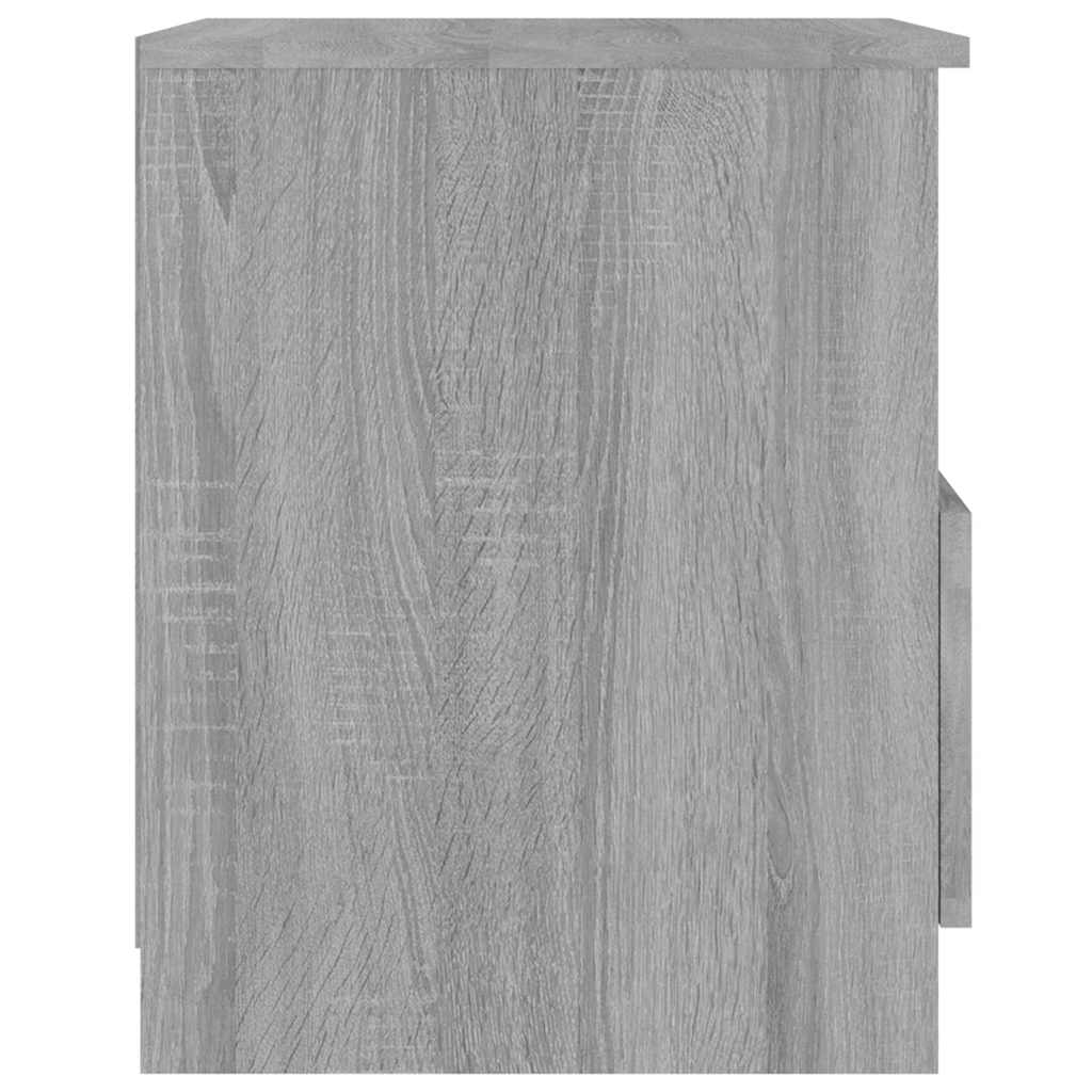 Tables de chevet 2 pcs sonoma gris 40x40x50cm bois d'ingénierie - XIOS