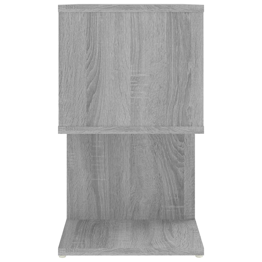 Table de chevet Sonoma gris 50x30x51,5 cm Bois d'ingénierie - XIOS