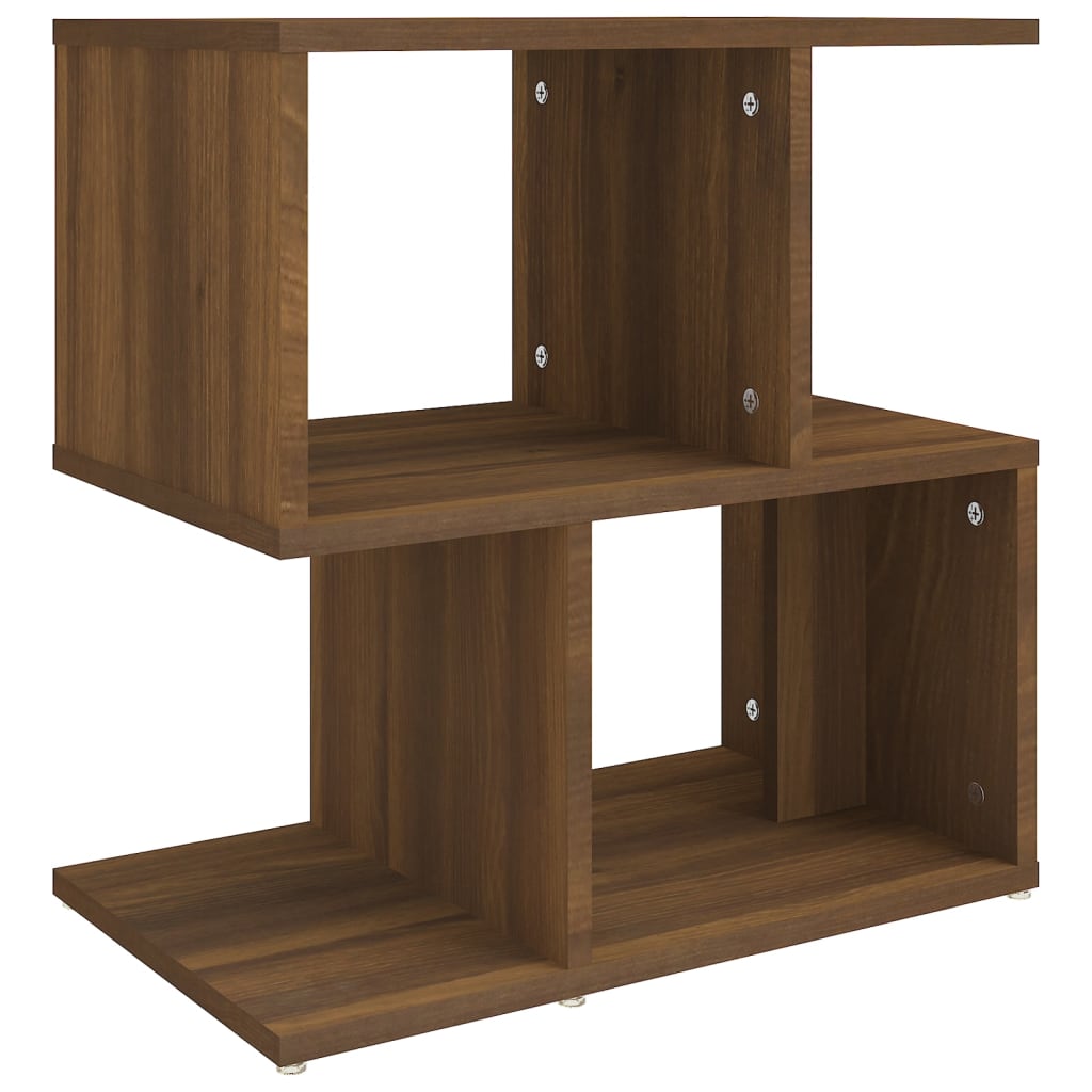 Table de chevet Chêne marron 50x30x51,5 cm Bois d'ingénierie - XIOS