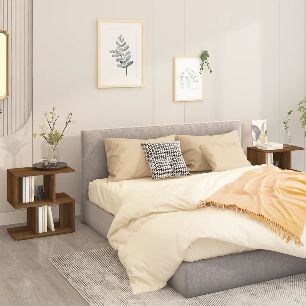 Tables de chevet 2 pcs Chêne marron 50x30x51,5 cm - XIOS