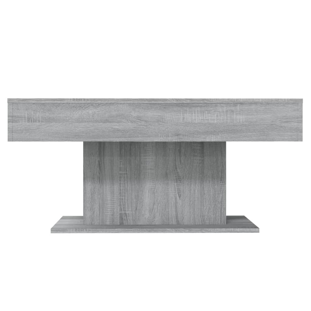 Table basse Sonoma gris 96x50x45 cm Bois d'ingénierie - XIOS