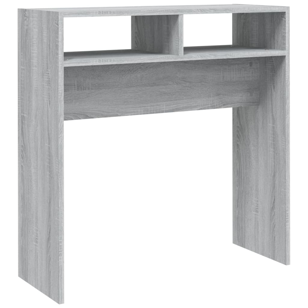 Table console Sonoma gris 78x30x80 cm Bois d'ingénierie - XIOS