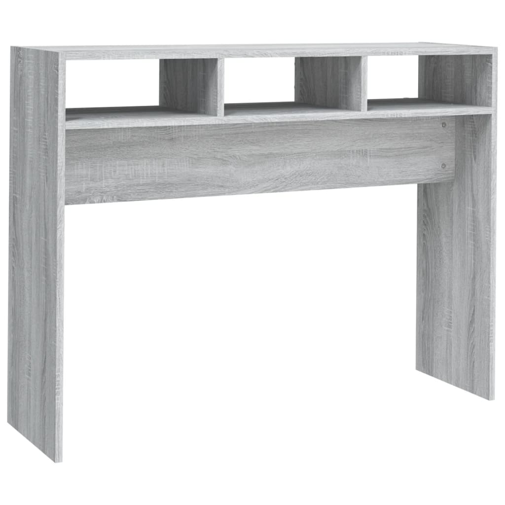 Table console Sonoma gris 105x30x80 cm Bois d'ingénierie - XIOS