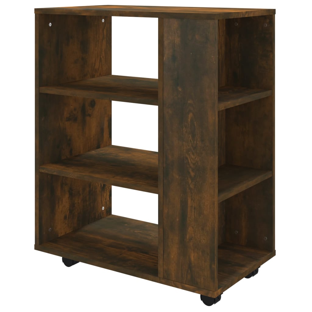 Armoire roulante Chêne fumé 60x35x75 cm Bois d'ingénierie - XIOS