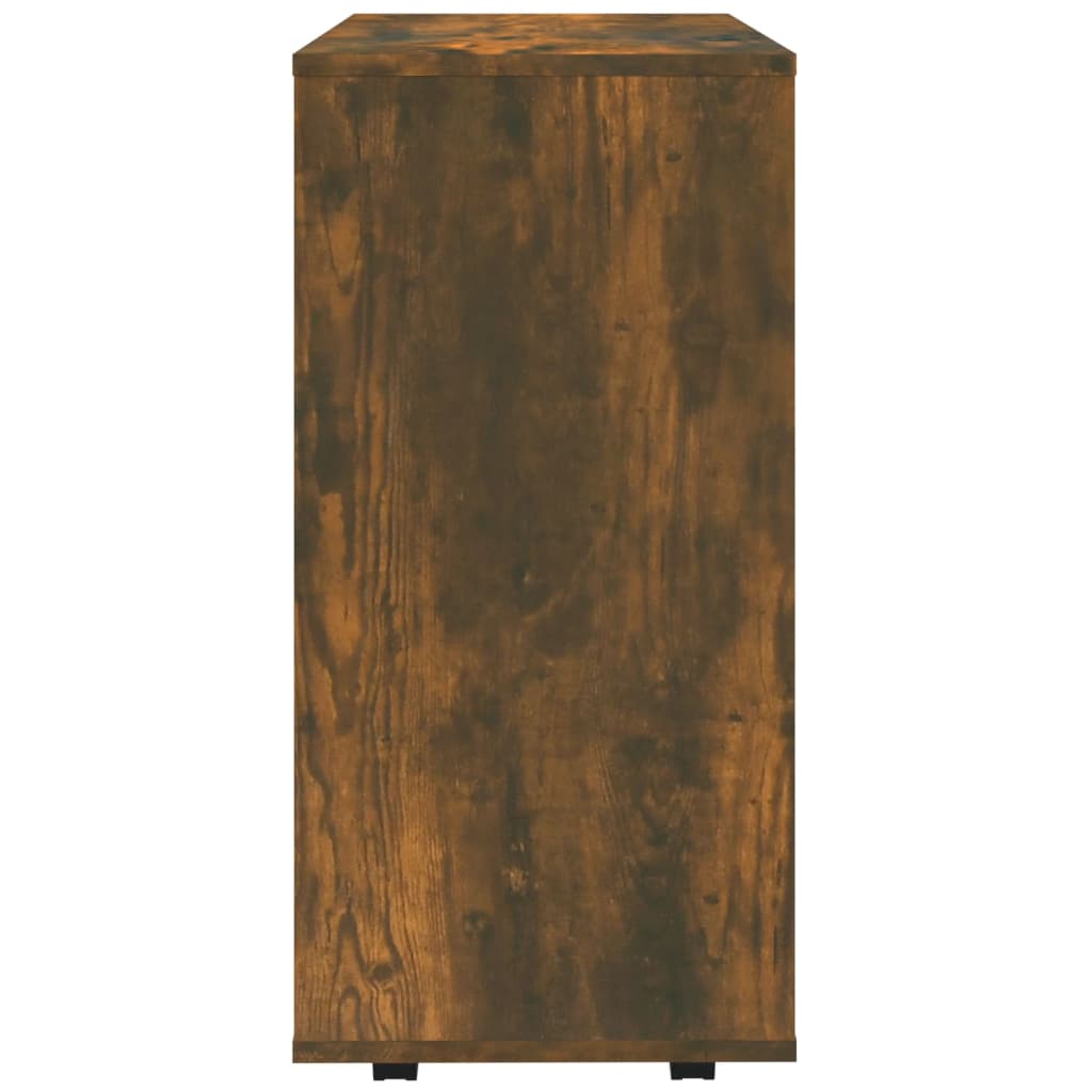 Armoire roulante Chêne fumé 60x35x75 cm Bois d'ingénierie - XIOS
