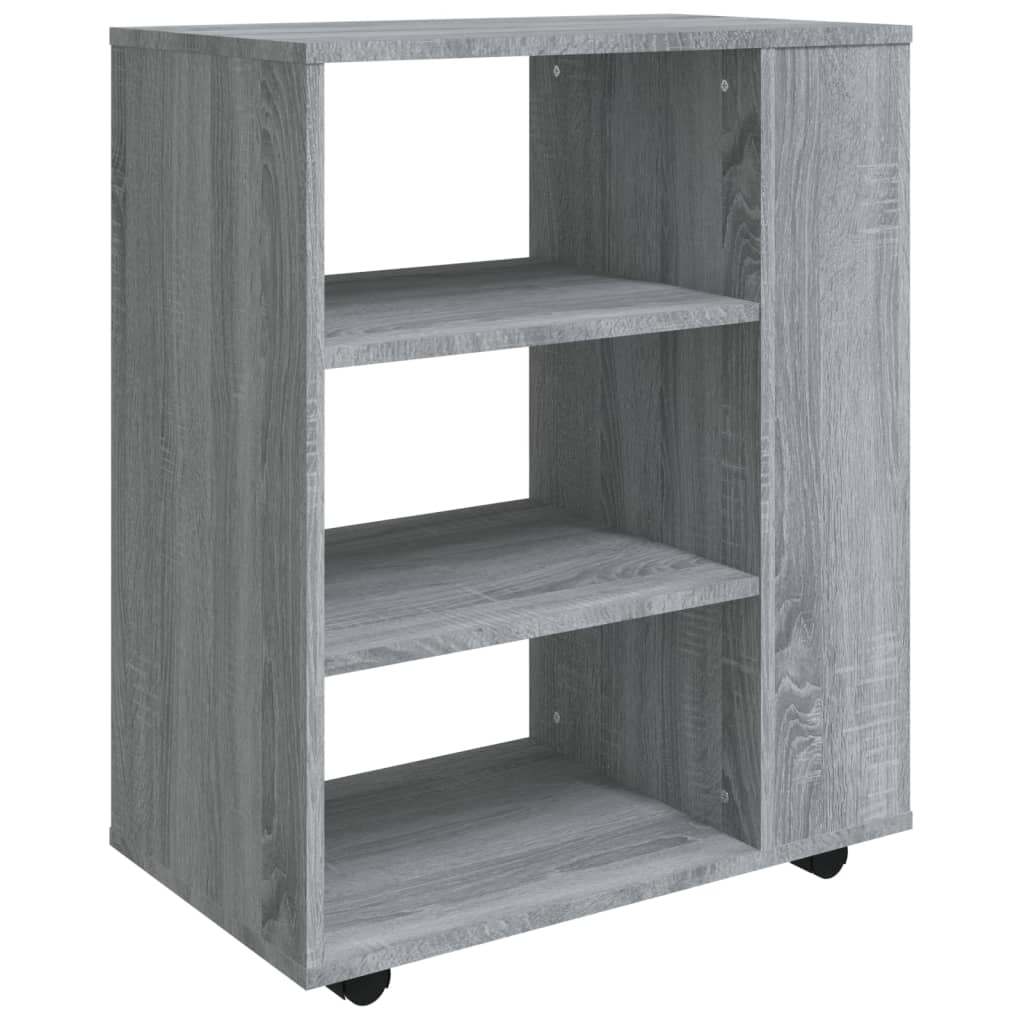 Armoire roulante Sonoma gris 60x35x75 cm Bois d'ingénierie - XIOS