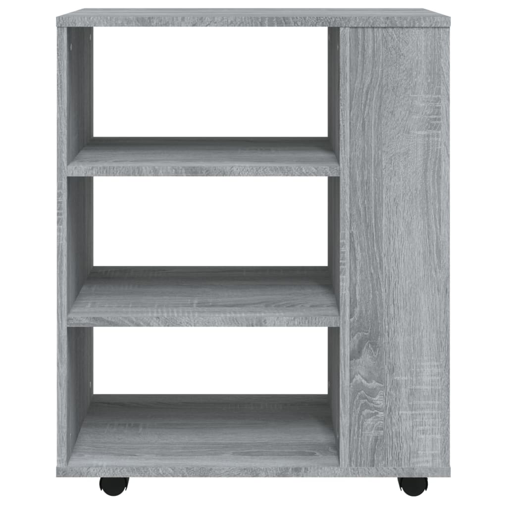 Armoire roulante Sonoma gris 60x35x75 cm Bois d'ingénierie - XIOS