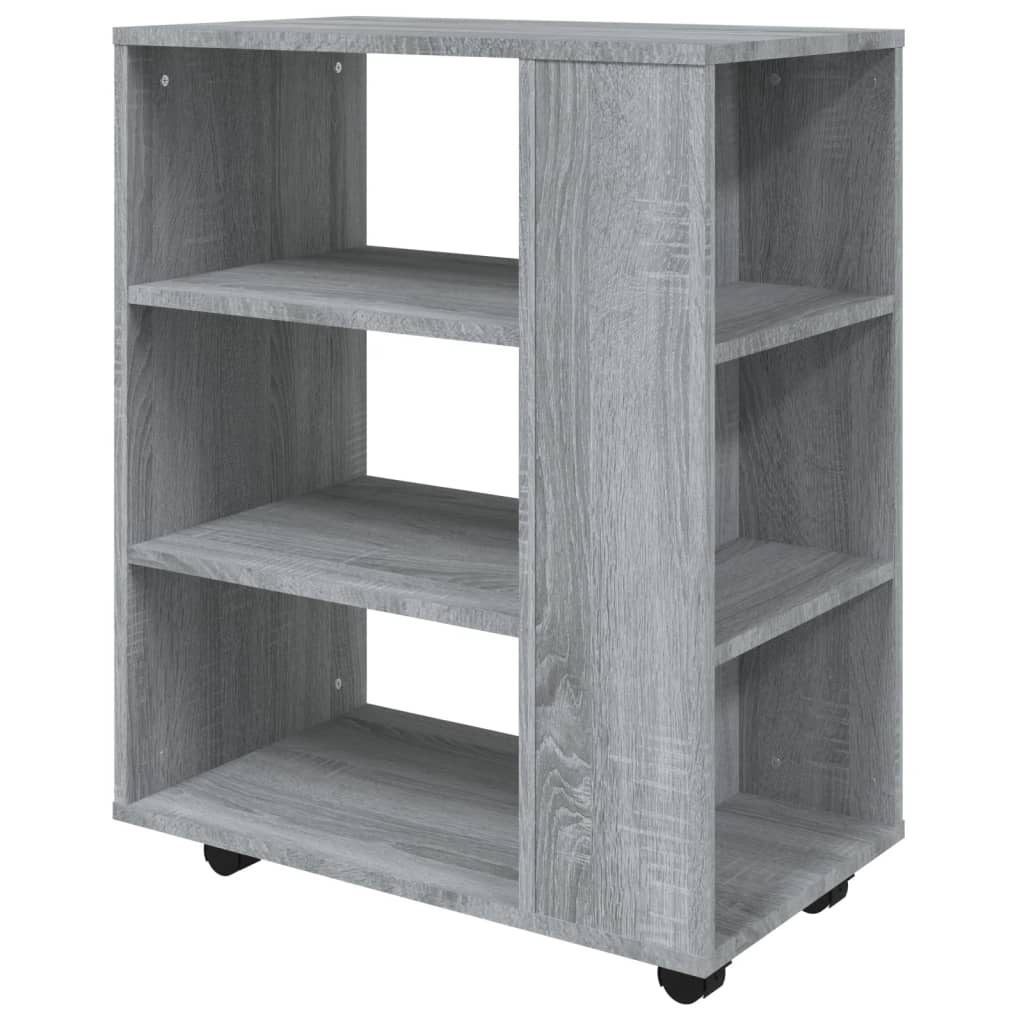 Armoire roulante Sonoma gris 60x35x75 cm Bois d'ingénierie - XIOS