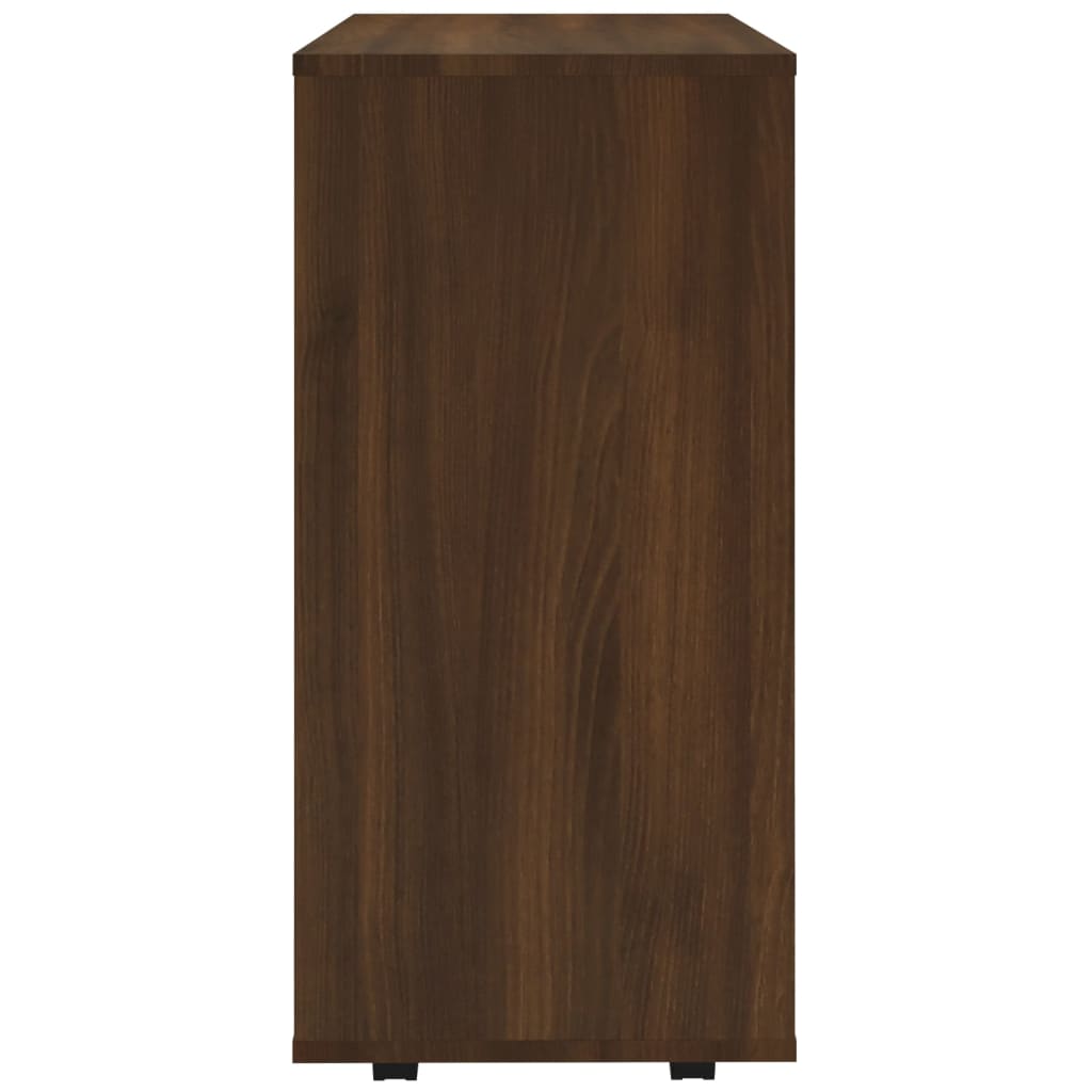Armoire roulante Chêne marron 60x35x75 cm Bois d'ingénierie - XIOS