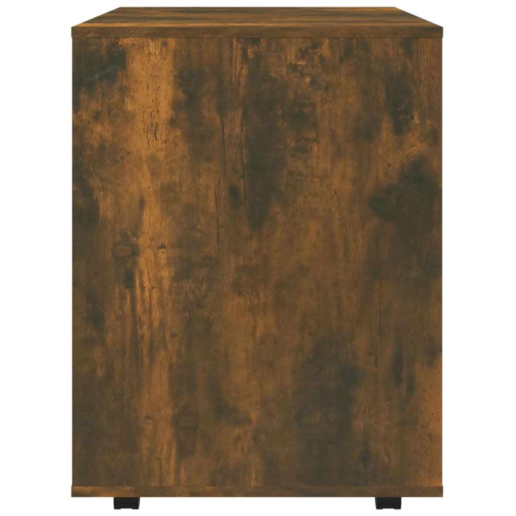 Armoire roulante Chêne fumé 60x53x72 cm Bois d'ingénierie - XIOS