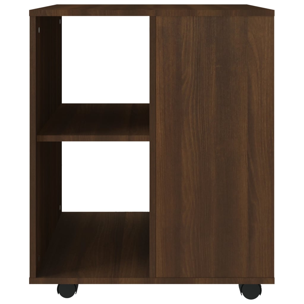 Armoire roulante Chêne marron 60x53x72 cm Bois d'ingénierie - XIOS