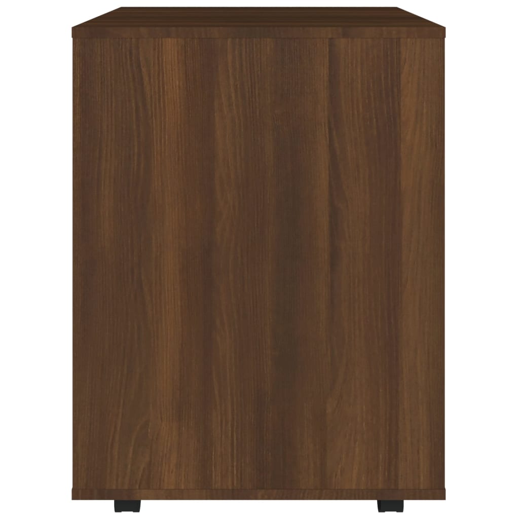 Armoire roulante Chêne marron 60x53x72 cm Bois d'ingénierie - XIOS