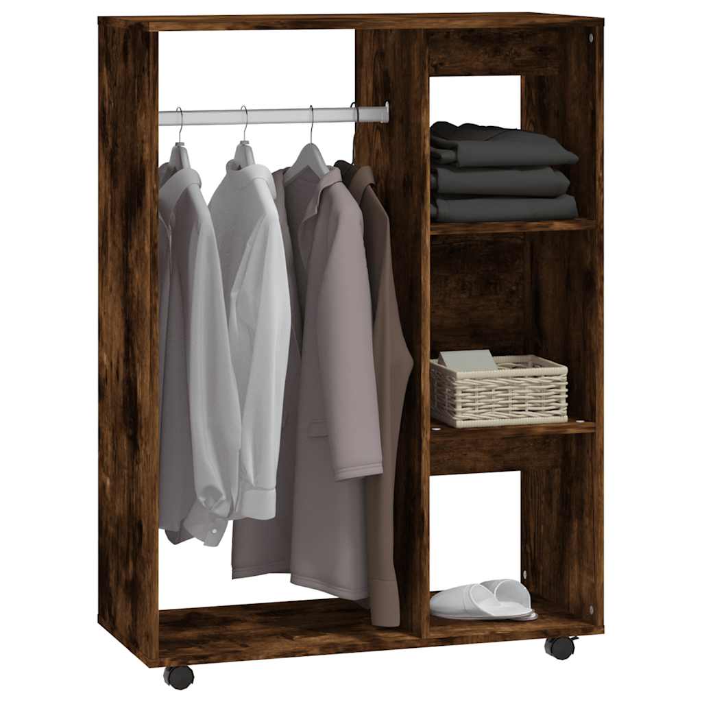Garde-robe Chêne fumé 80x40x110 cm Bois d'ingénierie - XIOS