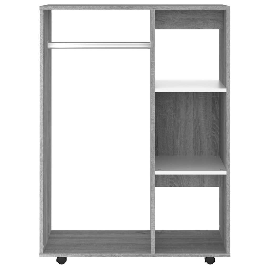 Garde-robe Sonoma gris 80x40x110 cm Bois d'ingénierie - XIOS