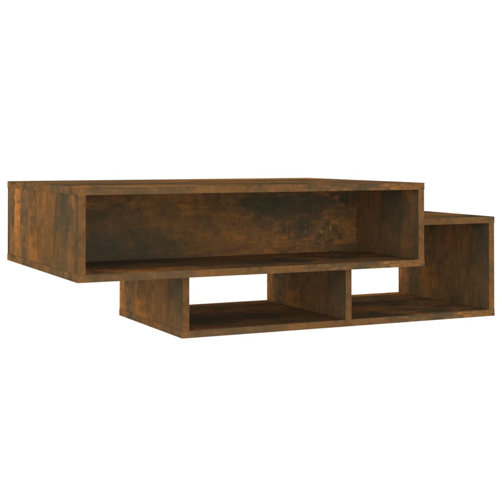 Table basse Chêne fumé 105x55x32 cm Bois d'ingénierie - XIOS