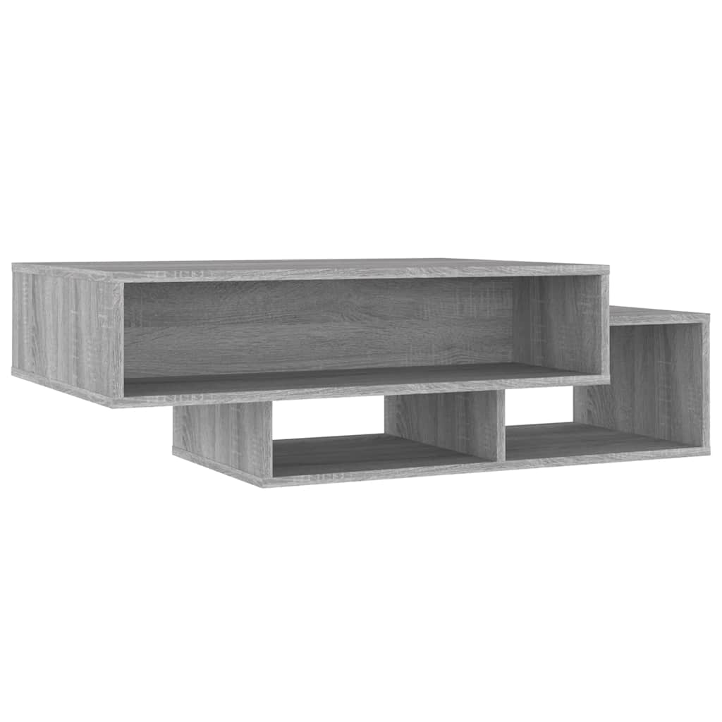 Table basse Sonoma gris 105x55x32 cm Bois d'ingénierie - XIOS