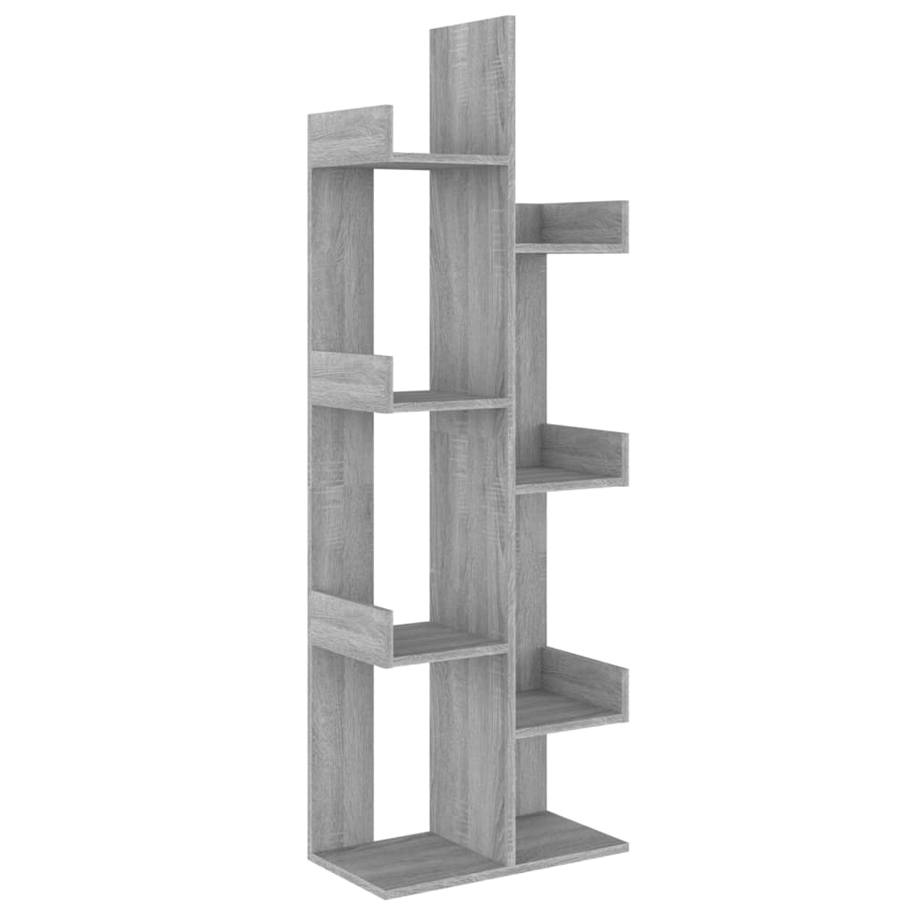Bibliothèque 48x25,5x140 cm Sonoma gris Bois d'ingénierie - XIOS