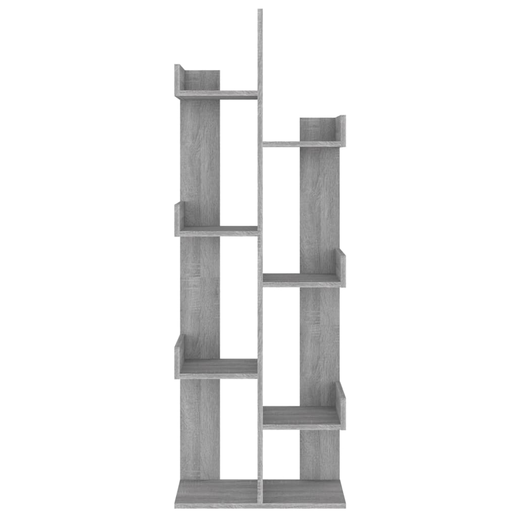 Bibliothèque 48x25,5x140 cm Sonoma gris Bois d'ingénierie - XIOS