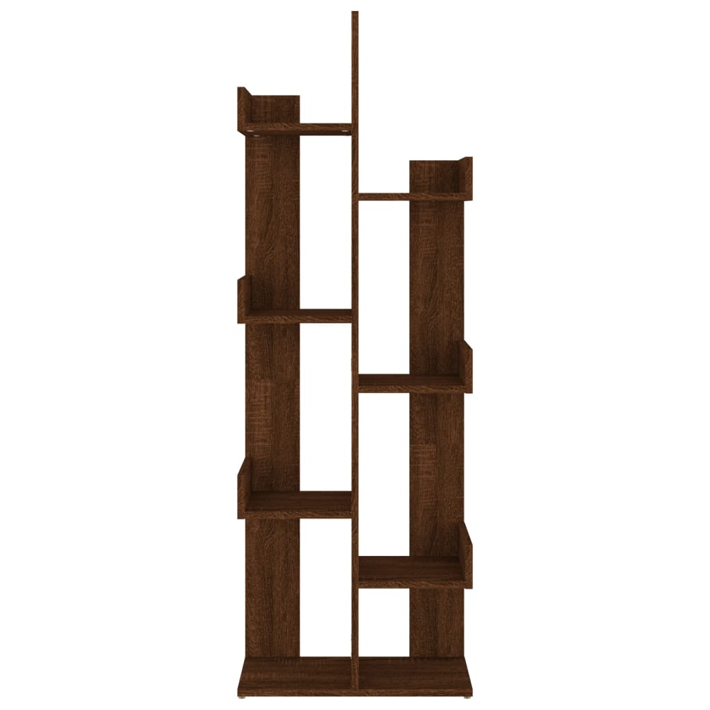 Bibliothèque 48x25,5x140 cm Chêne marron Bois d'ingénierie - XIOS
