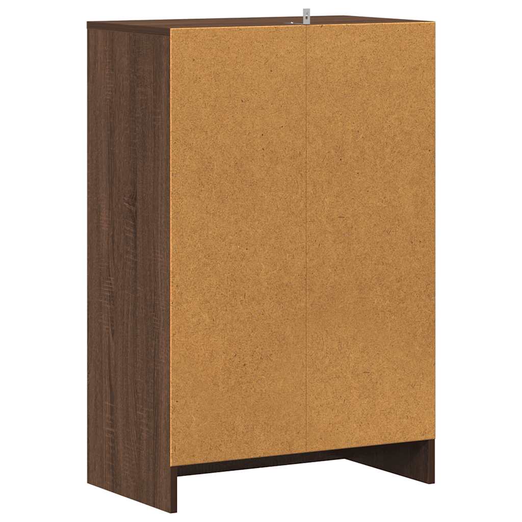 Meuble à chaussures Chêne marron 60x35x92 cm Bois d'ingénierie