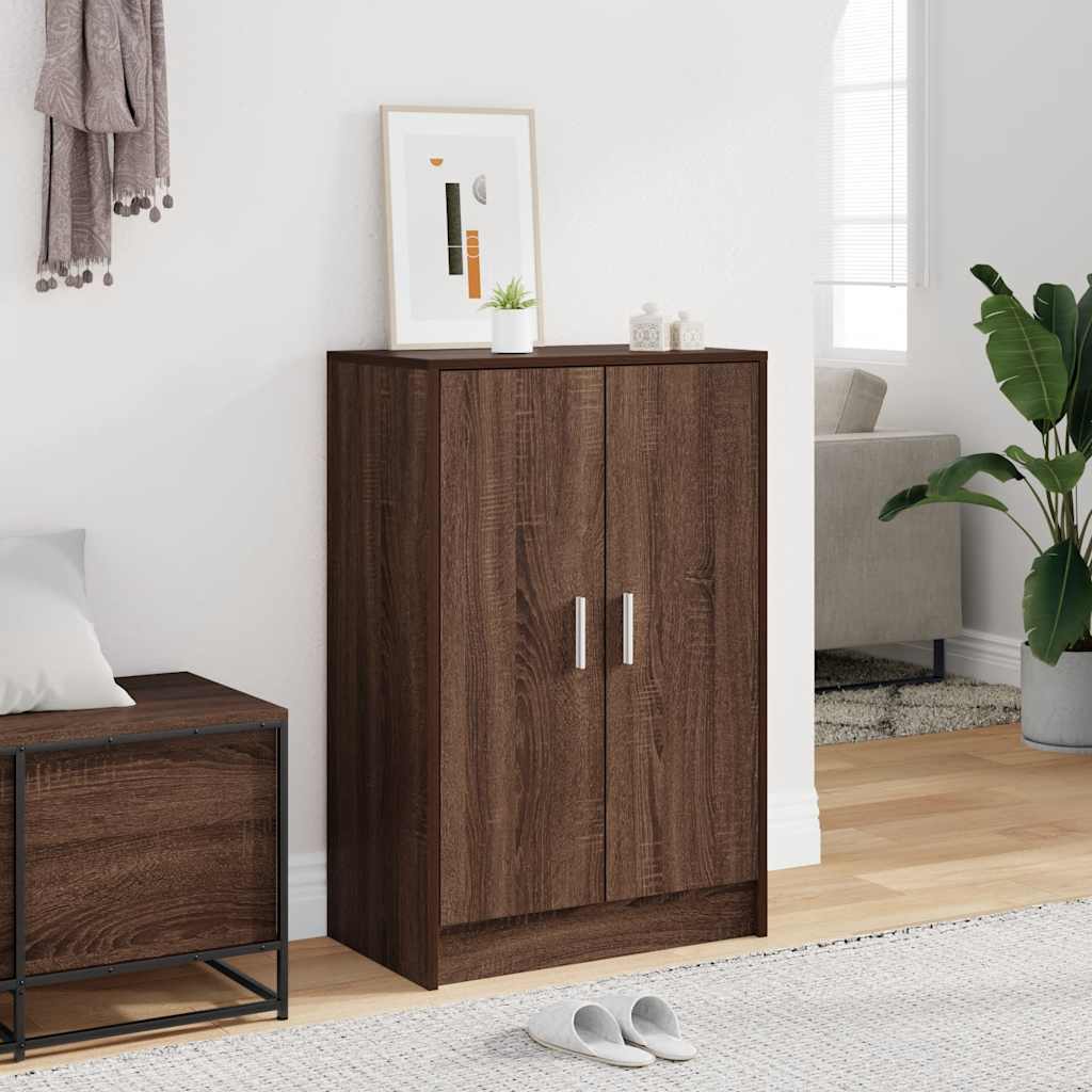 Meuble à chaussures Chêne marron 60x35x92 cm Bois d'ingénierie