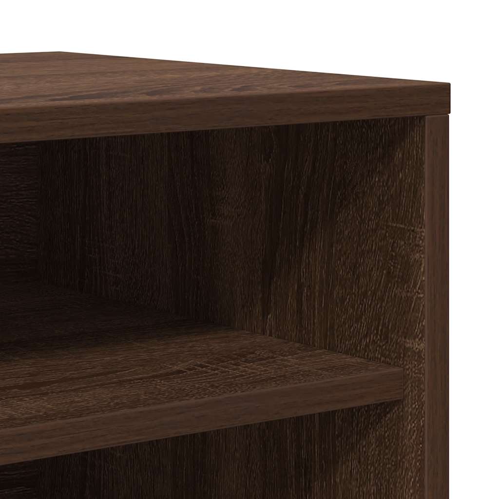 Meuble à chaussures Chêne marron 60x35x70 cm Bois d'ingénierie - XIOS