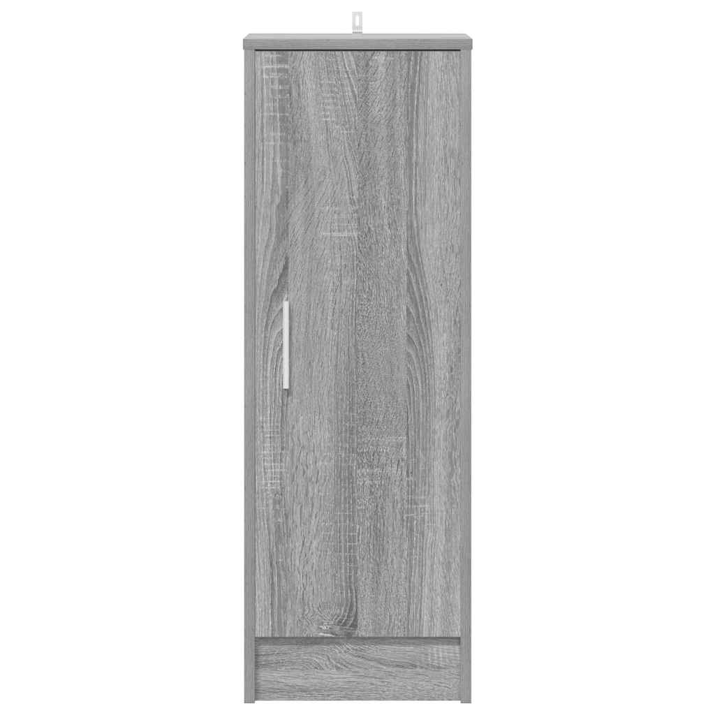 Meuble à chaussures Sonoma gris 32x35x92 cm Bois d'ingénierie - XIOS