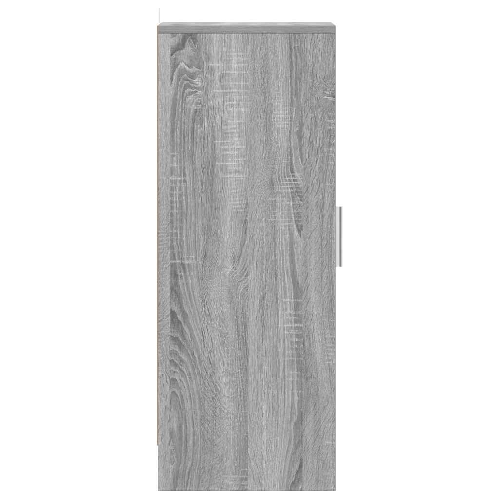 Meuble à chaussures Sonoma gris 32x35x92 cm Bois d'ingénierie - XIOS