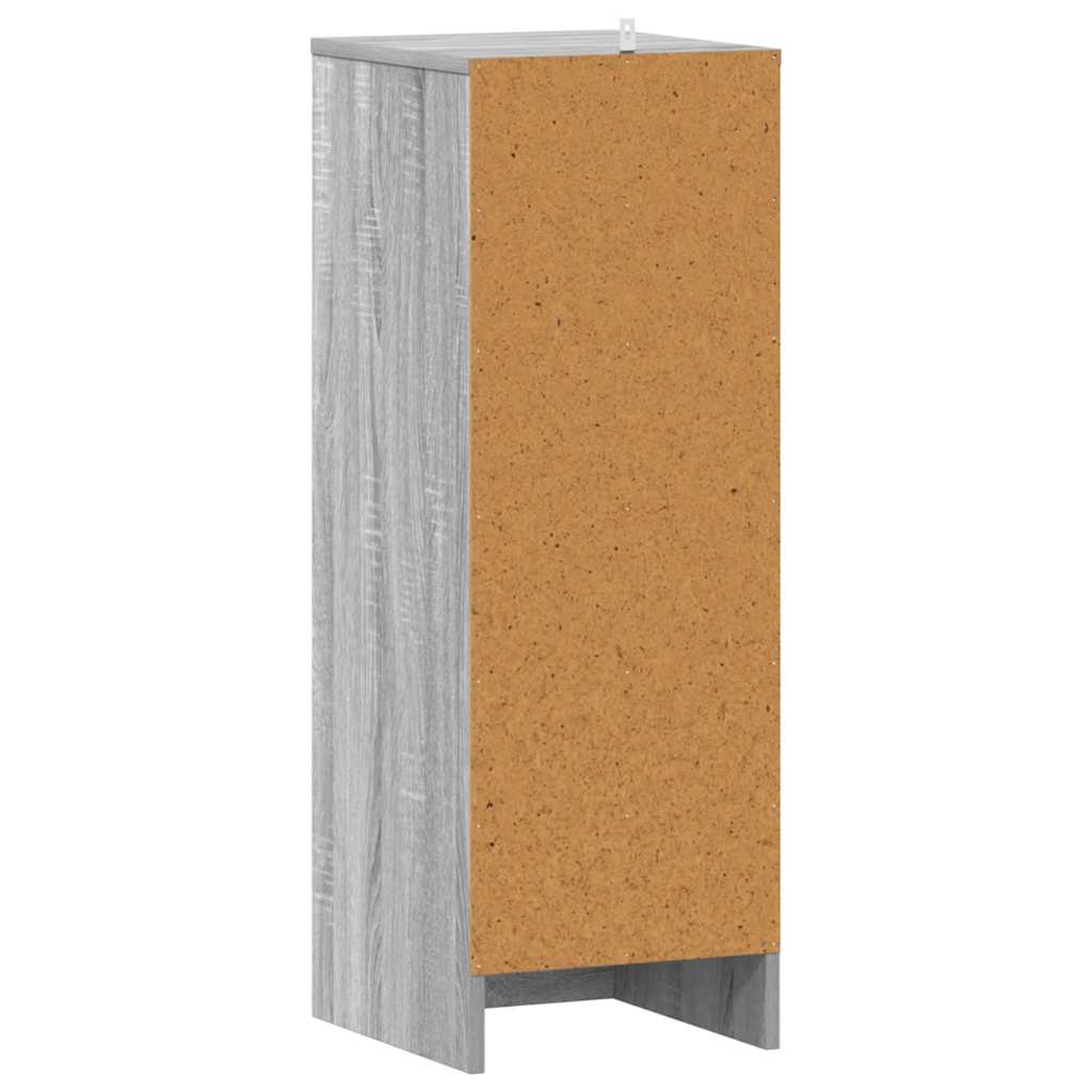 Meuble à chaussures Sonoma gris 32x35x92 cm Bois d'ingénierie - XIOS