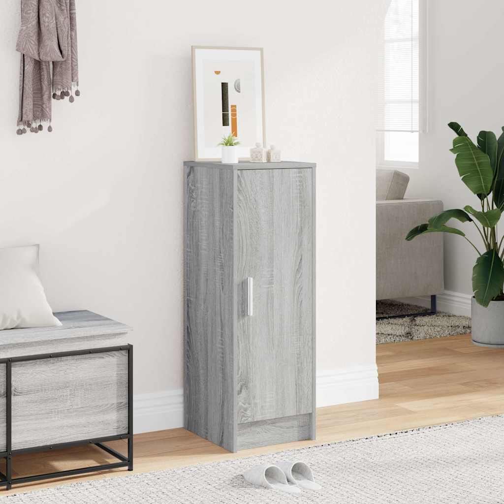 Meuble à chaussures Sonoma gris 32x35x92 cm Bois d'ingénierie - XIOS