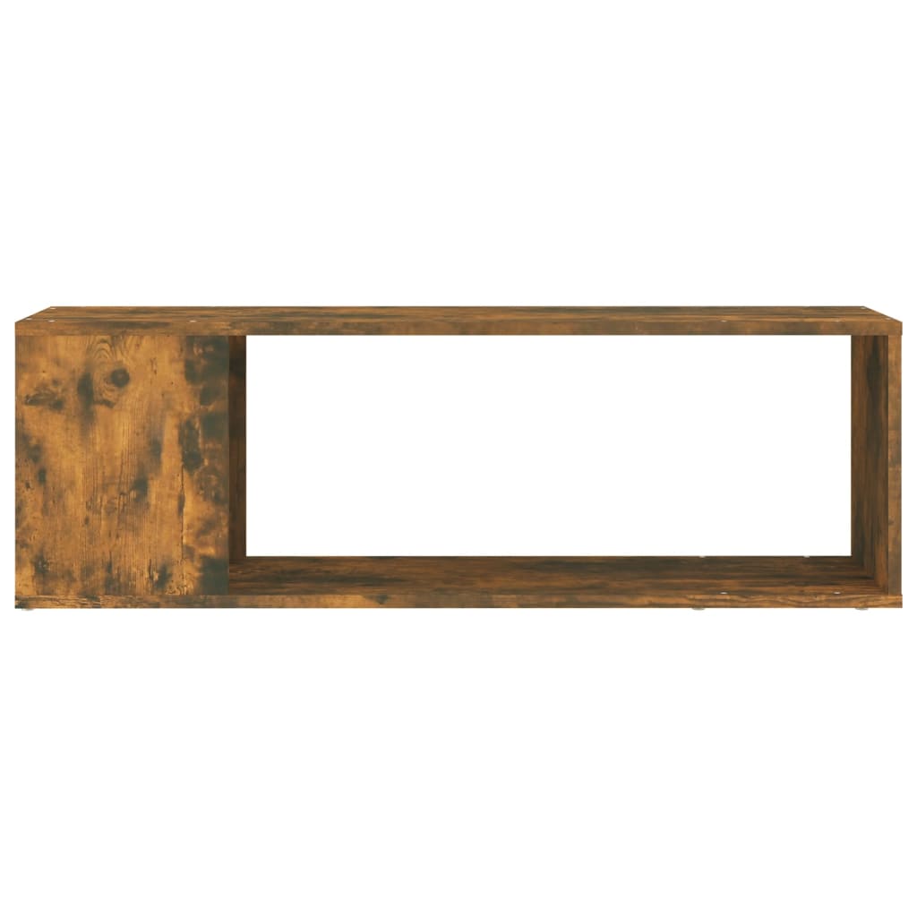 Meuble TV Chêne fumé 100x24x32 cm Bois d'ingénierie - XIOS
