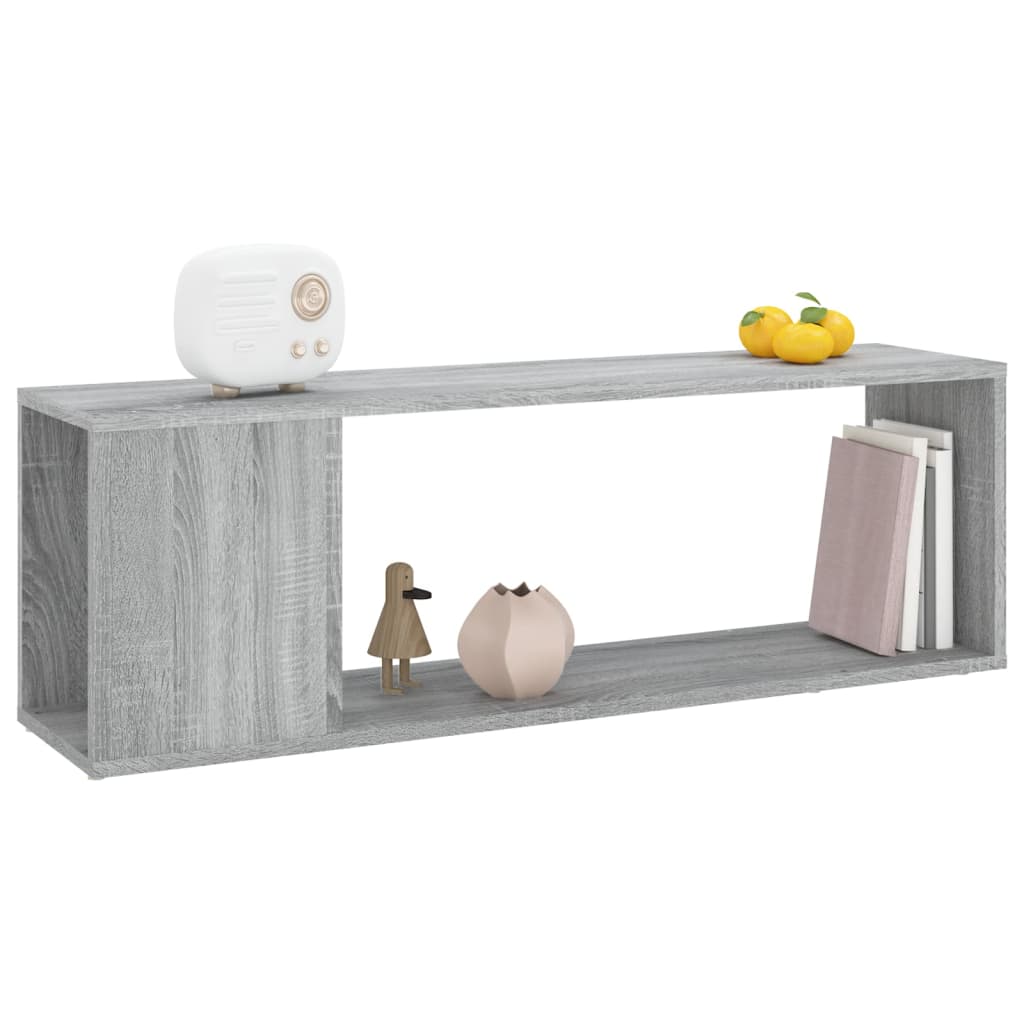 Meuble TV Sonoma gris 100x24x32 cm Bois d'ingénierie - XIOS