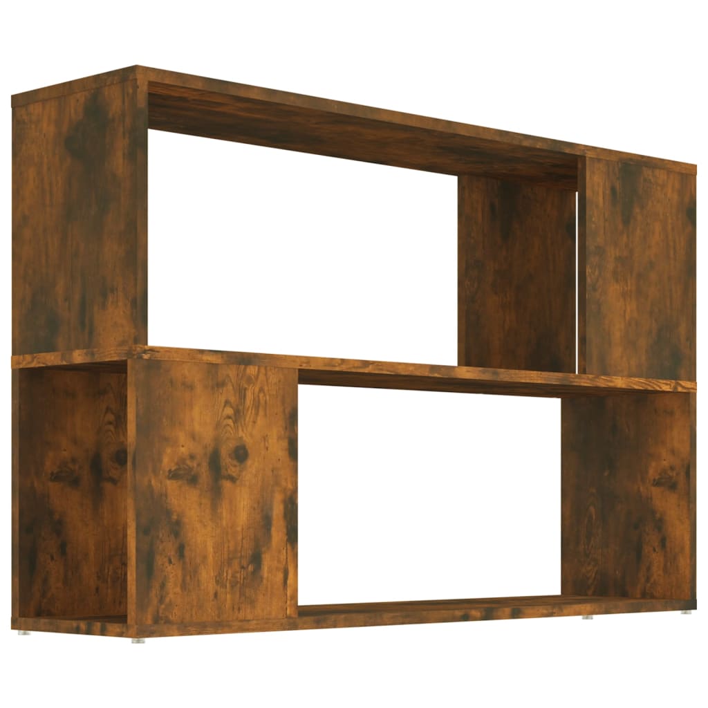 Bibliothèque Chêne fumé 100x24x63 cm Bois d'ingénierie - XIOS