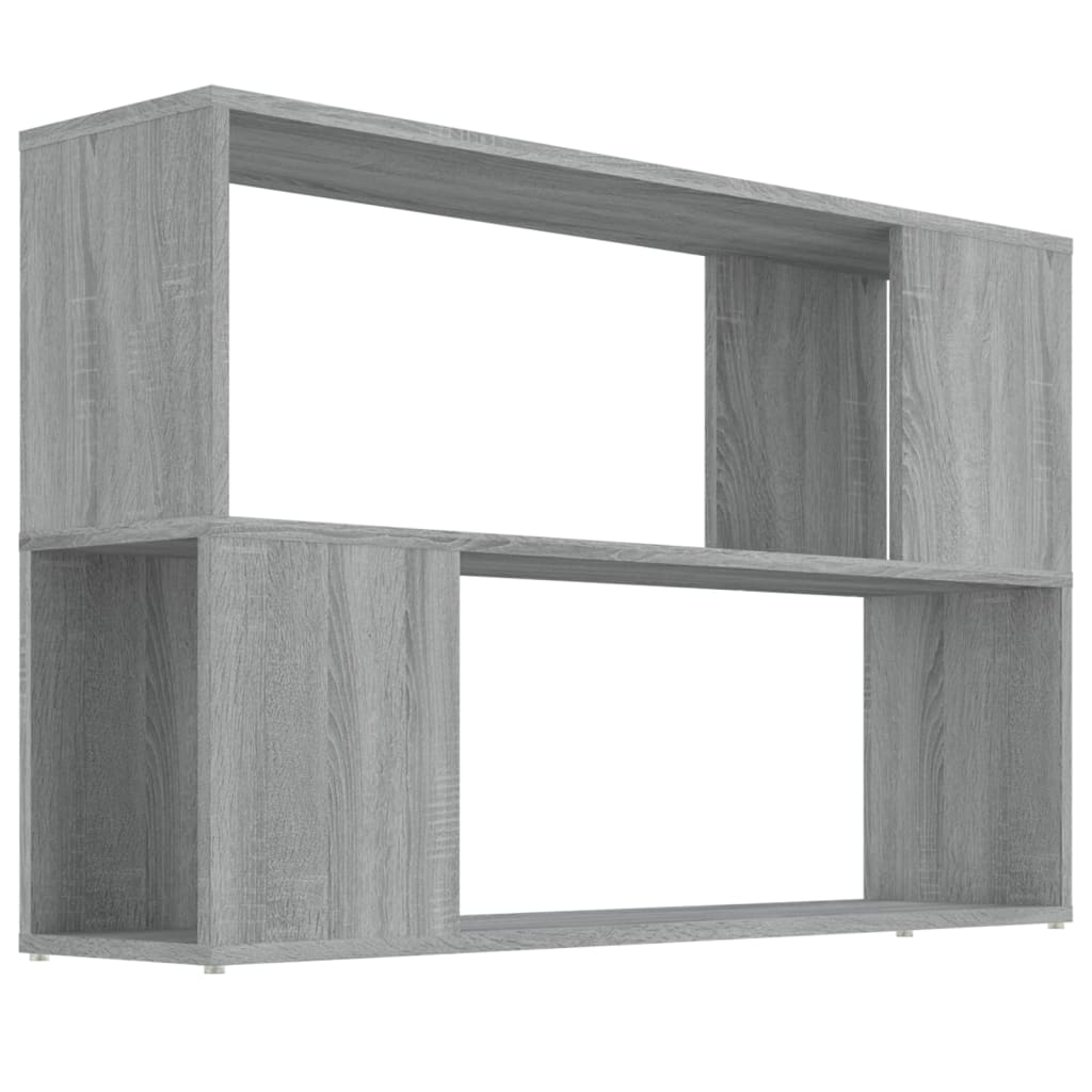 Bibliothèque Sonoma gris 100x24x63 cm Bois d'ingénierie - XIOS