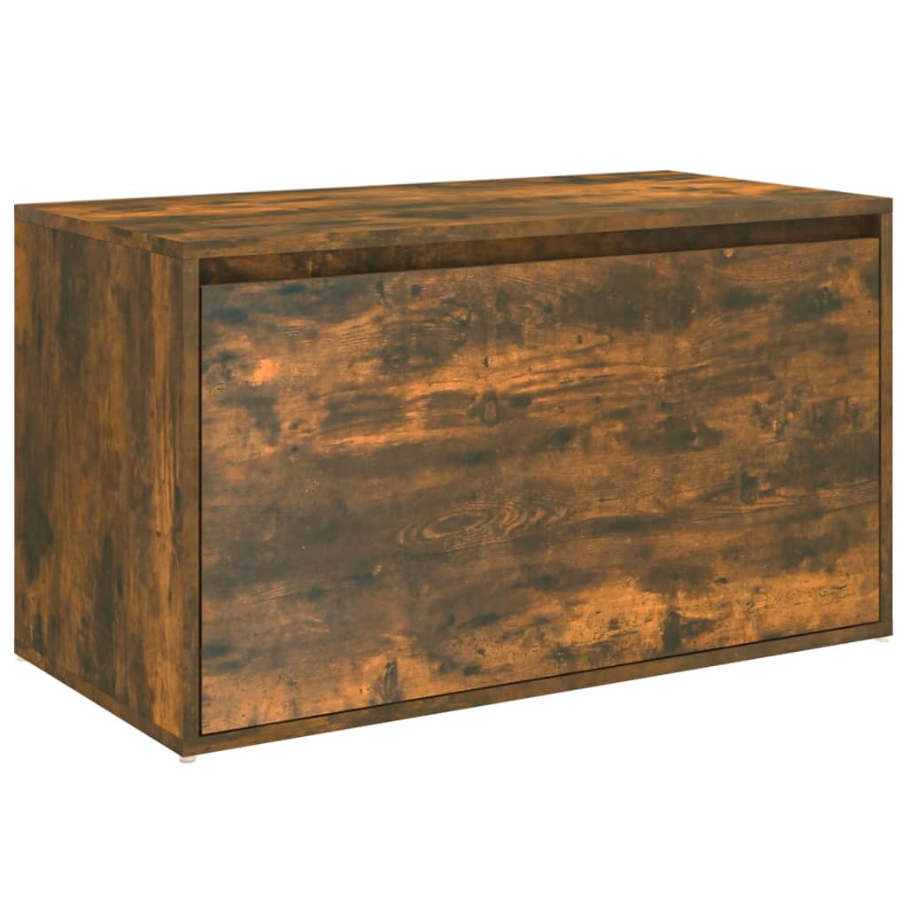 Banc d'entrée 80x40x45 cm Chêne fumé Bois d'ingénierie - XIOS