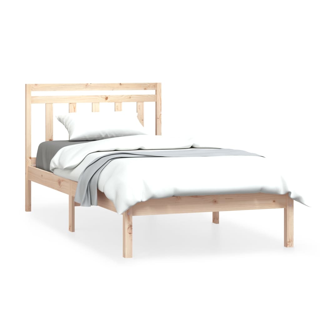 Cadre de lit sans matelas bois massif 100x200 cm - XIOS