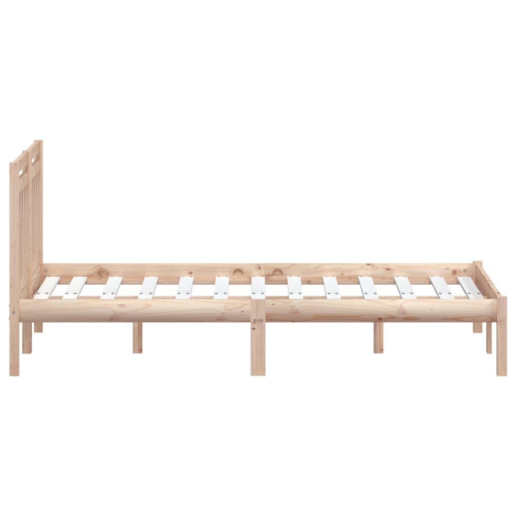 Cadre de lit sans matelas bois massif 140x200 cm - XIOS